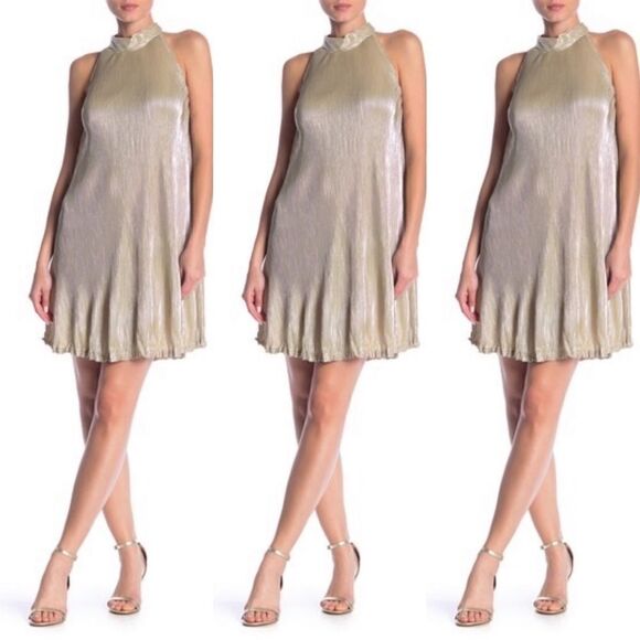Angie
Pleated Metallic Dress   - Picture 1 of 2